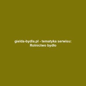 gielda-bydla.pl - tematyka serwisu: Rolnictwo bydło