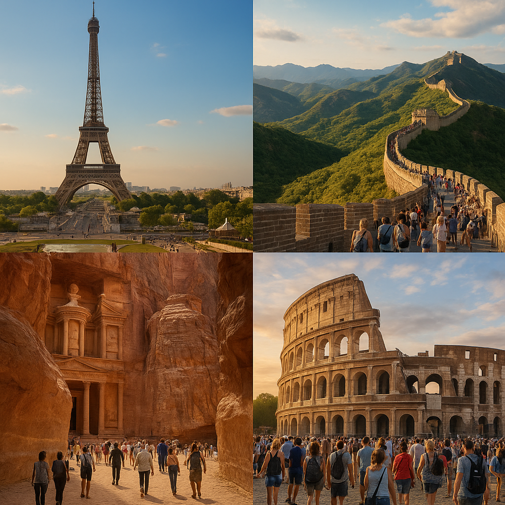 Najpopularniejsze miejsca na świecie wśród turystów